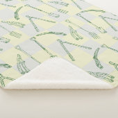 Couverture Sherpa Motif d'outils de jardinage (3/4)