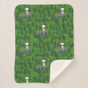 Couverture Sherpa Motif du Beagle de snoopy