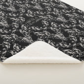 Couverture Sherpa Motif du crâne BalCritère (3/4)