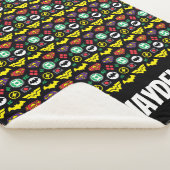 Couverture Sherpa Motif du logo de la ligue de justice de Chibi (3/4)