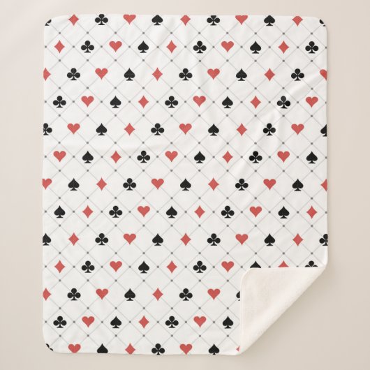 Couverture Sherpa Motif du pont de cartes (Devant)