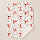 Couverture Sherpa Motif Elmo Crayon (Devant)