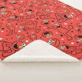 Couverture Sherpa Motif Elmo Dancing Rouge (3/4)