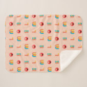 Couverture Sherpa Motif Elmo moderne (Devant (Horizontal))