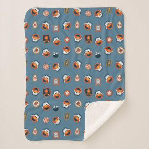 Couverture Sherpa Motif Elmo Woodland Explorer