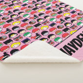 Couverture Sherpa Motif en chef de la Ligue de justice de Chibi (3/4)