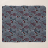 Couverture Sherpa Motif ensorcelant de Halloween sous la lune (Devant (Horizontal))