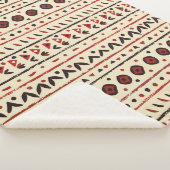 Couverture Sherpa Motif ethnique Abstrait sans faille (3/4)