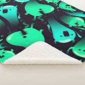 Couverture Sherpa Motif fantôme (3/4)