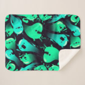 Couverture Sherpa Motif fantôme (Devant (Horizontal))