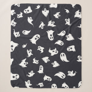 Couverture Sherpa Motif fantôme