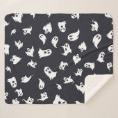 Couverture Sherpa Motif fantôme (Devant (Horizontal))