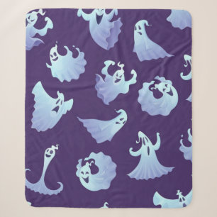Couverture Sherpa Motif fantôme