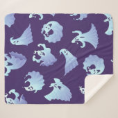 Couverture Sherpa Motif fantôme (Devant (Horizontal))