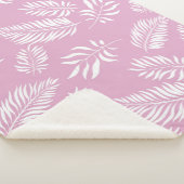 Couverture Sherpa Motif feuille 15 (3/4)