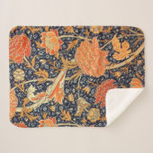 Couverture Sherpa Motif floral de Nouveau d'art de William Morris (Devant (Horizontal))