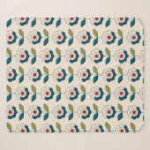Couverture Sherpa Motif Fun Jardin Retro (Devant (Horizontal))