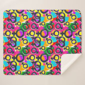 Couverture Sherpa Motif Gay pride de Neon (Devant (Horizontal))
