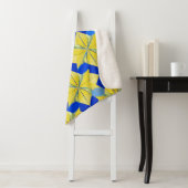 Couverture Sherpa Motif géométrique (En situation)