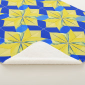 Couverture Sherpa Motif géométrique (3/4)