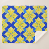 Couverture Sherpa Motif géométrique (Devant (Horizontal))