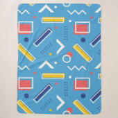 Couverture Sherpa Motif géométrique 1 (Devant)