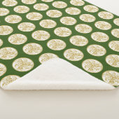 Couverture Sherpa Motif Gold Celtic Dog Trio (3/4)