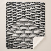 Couverture Sherpa Motif gris Abstrait et élégant (Devant)