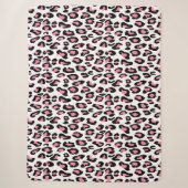 Couverture Sherpa Motif guépard (Devant)