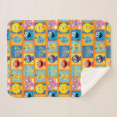 Couverture Sherpa Motif Hanoukka de Sesame Street (Devant (Horizontal))