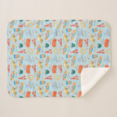 Couverture Sherpa Motif Icônes Classic FRIENDS™ (Devant (Horizontal))