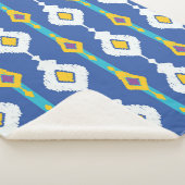 Couverture Sherpa Motif Ikat sans soudure (3/4)