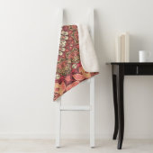 Couverture Sherpa Motif indien abstrait médaillon. Boho et gypsy  (En situation)