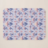 Couverture Sherpa Motif Iris Flower (Devant (Horizontal))