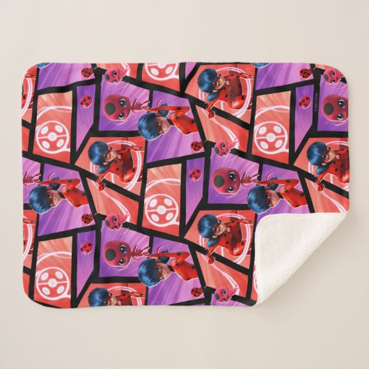 Couverture Sherpa Motif Ladybug & Tikki (Devant (Horizontal))