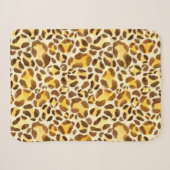 Couverture Sherpa Motif léopard sans eau (Devant (Horizontal))