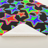 Couverture Sherpa Motif lumineux Neon Starlight (3/4)