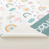 Couverture Sherpa Motif météorologique mignon (3/4)
