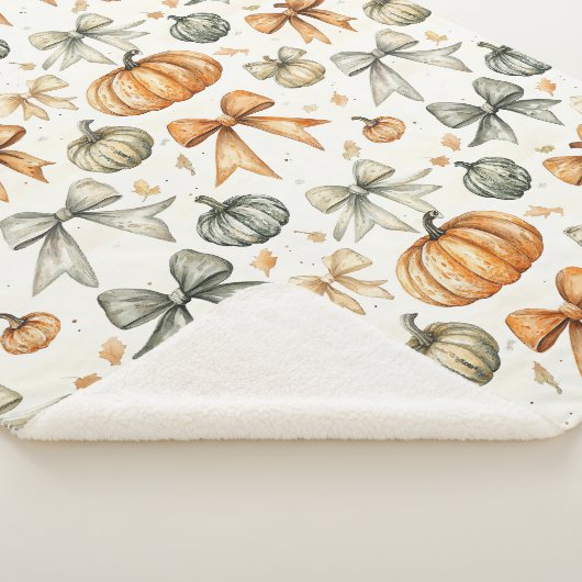 Couverture Sherpa Motif mignon de la bow automate (3/4)