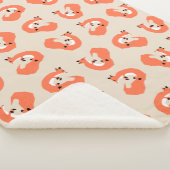 Couverture Sherpa Motif moderne de Fox géométrique (3/4)