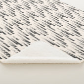 Couverture Sherpa Motif moderne de pluie (3/4)