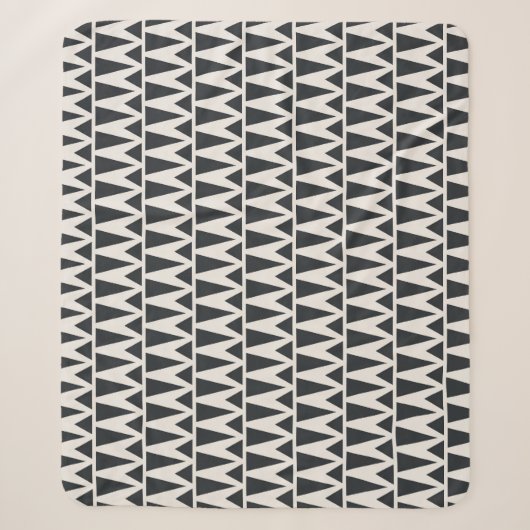 Couverture Sherpa Motif moderne géométrique Abstrait (Devant)