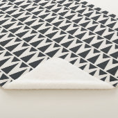 Couverture Sherpa Motif moderne géométrique Abstrait (3/4)