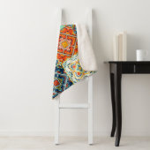 Couverture Sherpa Motif mosaïque marocaine (En situation)