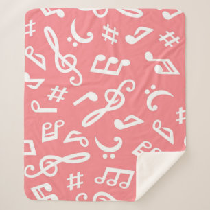 Couverture Sherpa Motif musical