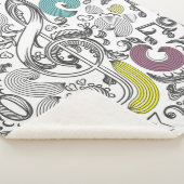 Couverture Sherpa Motif musical (3/4)
