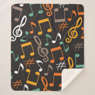 Couverture Sherpa Motif musical