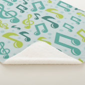 Couverture Sherpa Motif musical (3/4)