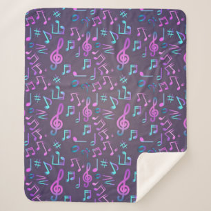 Couverture Sherpa Motif musical