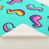 Couverture Sherpa Motif musical (3/4)